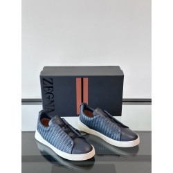 제냐 Zegna Triple Stitch 스니커즈