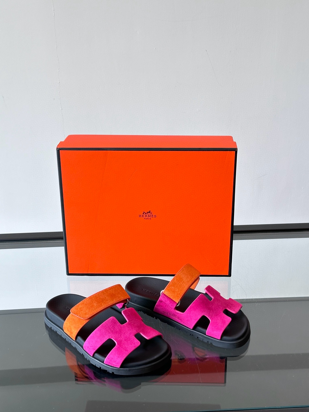 에르메스 Hermes Chypre Sandal Epsom 슬리퍼