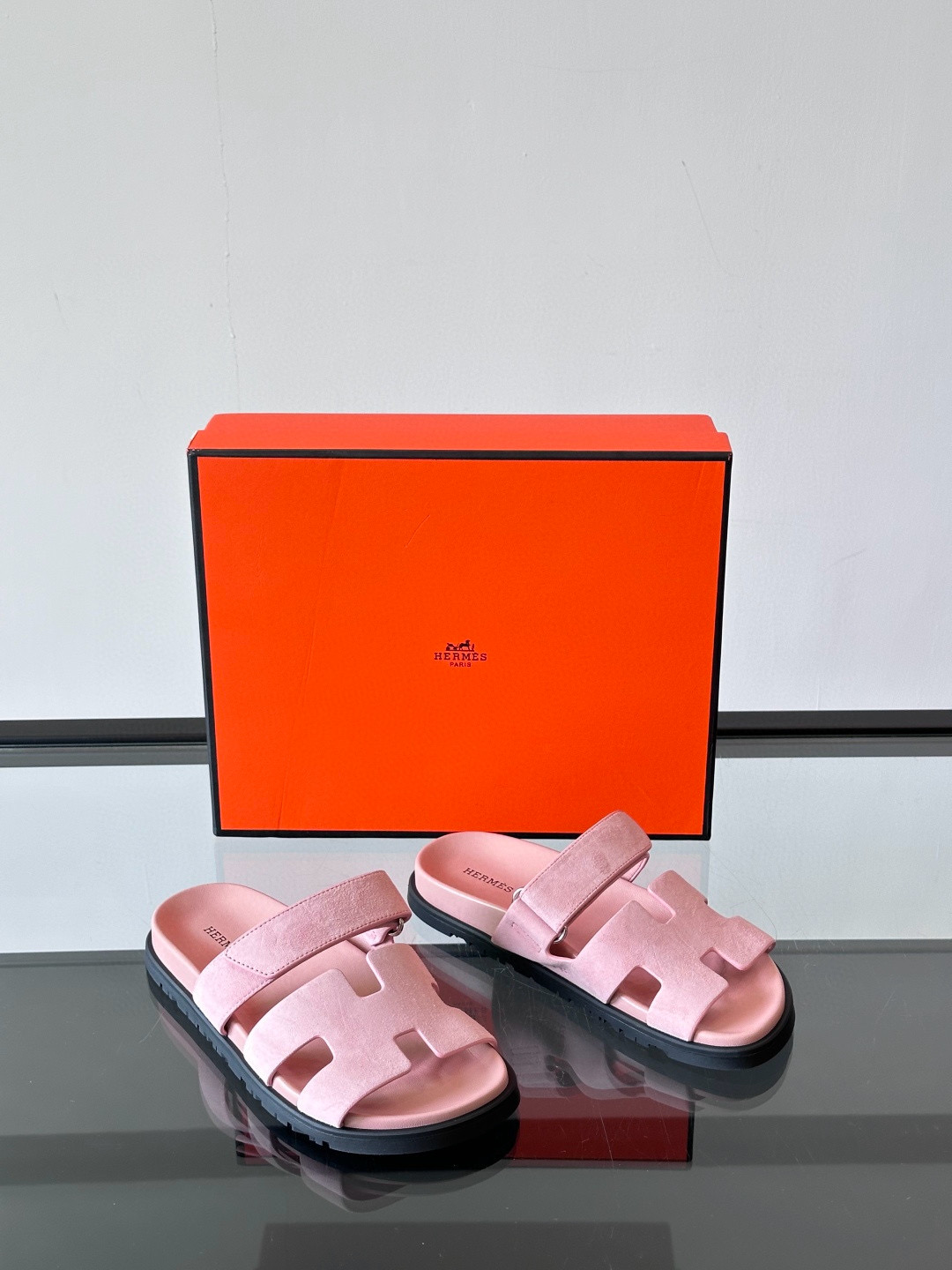 에르메스 Hermes Chypre Sandal Epsom 슬리퍼
