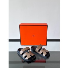 에르메스 Hermes Chypre Sandal Epsom 슬리퍼