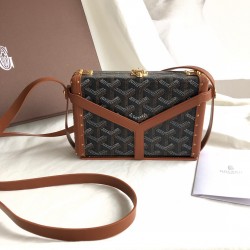 고야드 Goyard  8210 Minaudiere Trunk Shoulder Bag 16.5cm