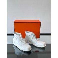 에르메스 Hermes White H Boots 앵클 부츠 White