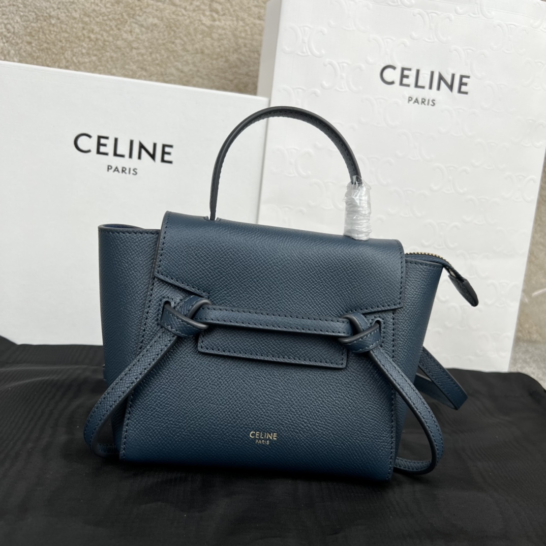 셀린느 Celine 194263 Pico Belt Bag in Grained Calfskin