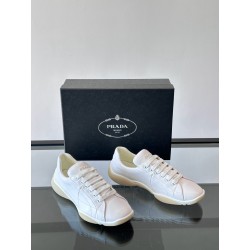 프라다 Prada Nappa 스니커즈 White