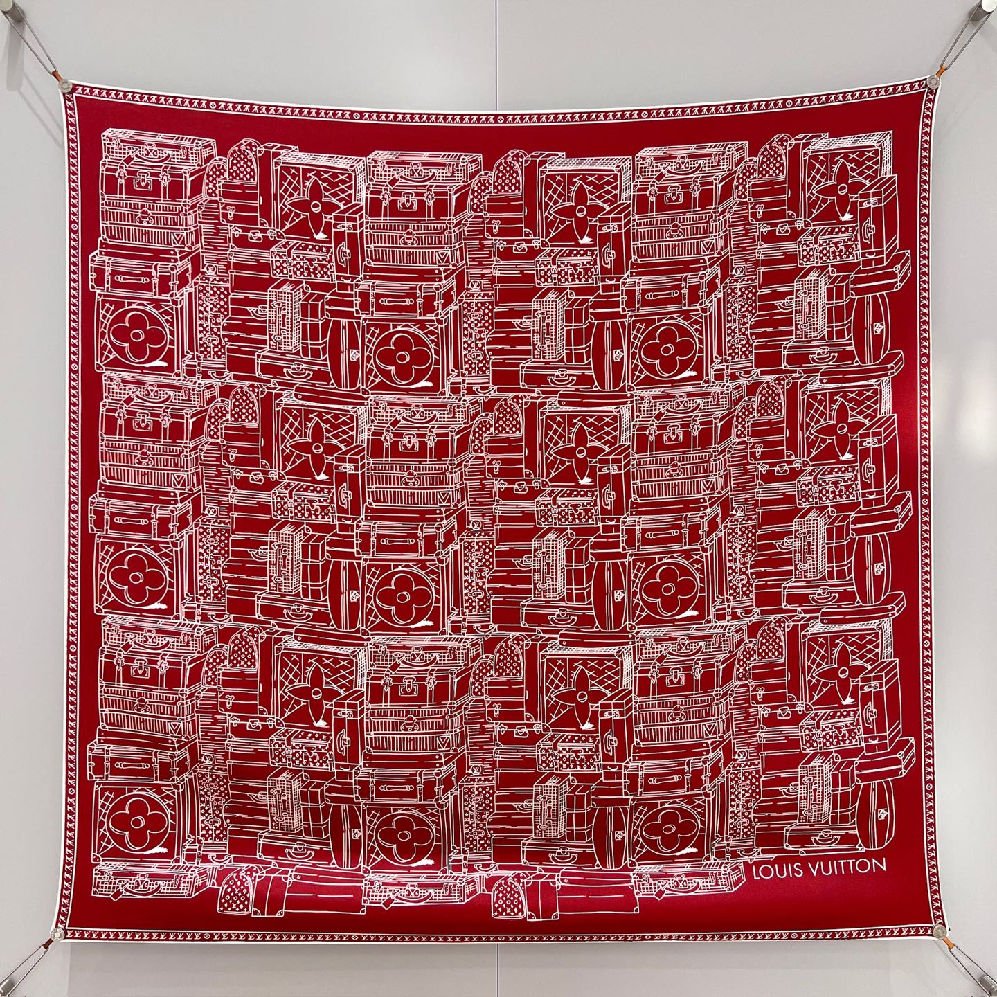 루이비통 Louis Vuitton 스커프 90×90cm