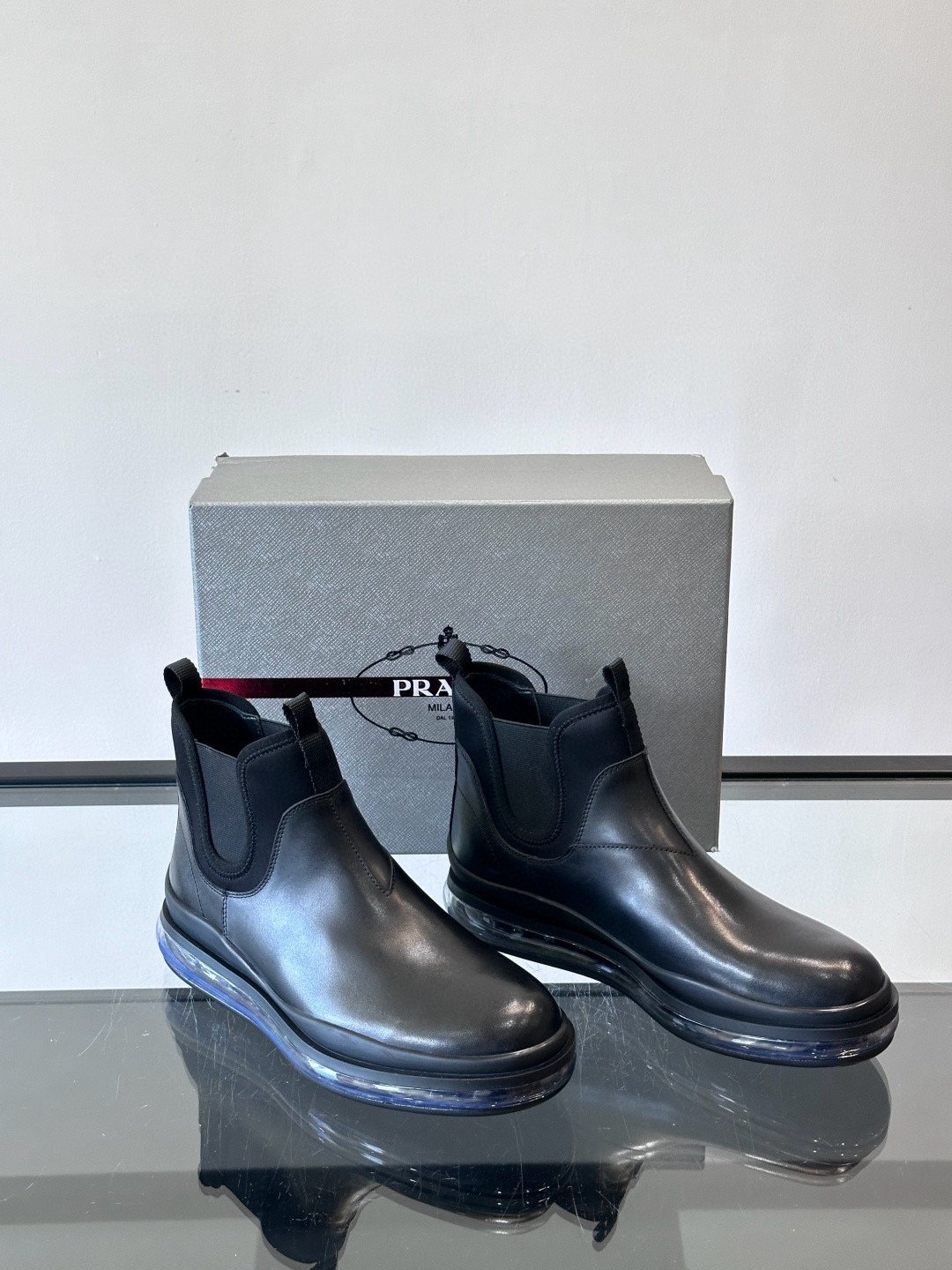 프라다 Prada 앵클 부츠