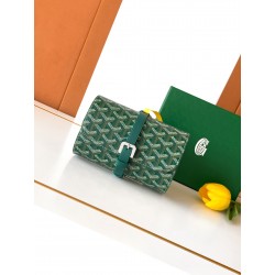 고야드 Goyard 8212 Montre De Voyage Double Two Travel Watch Box Case 16CM