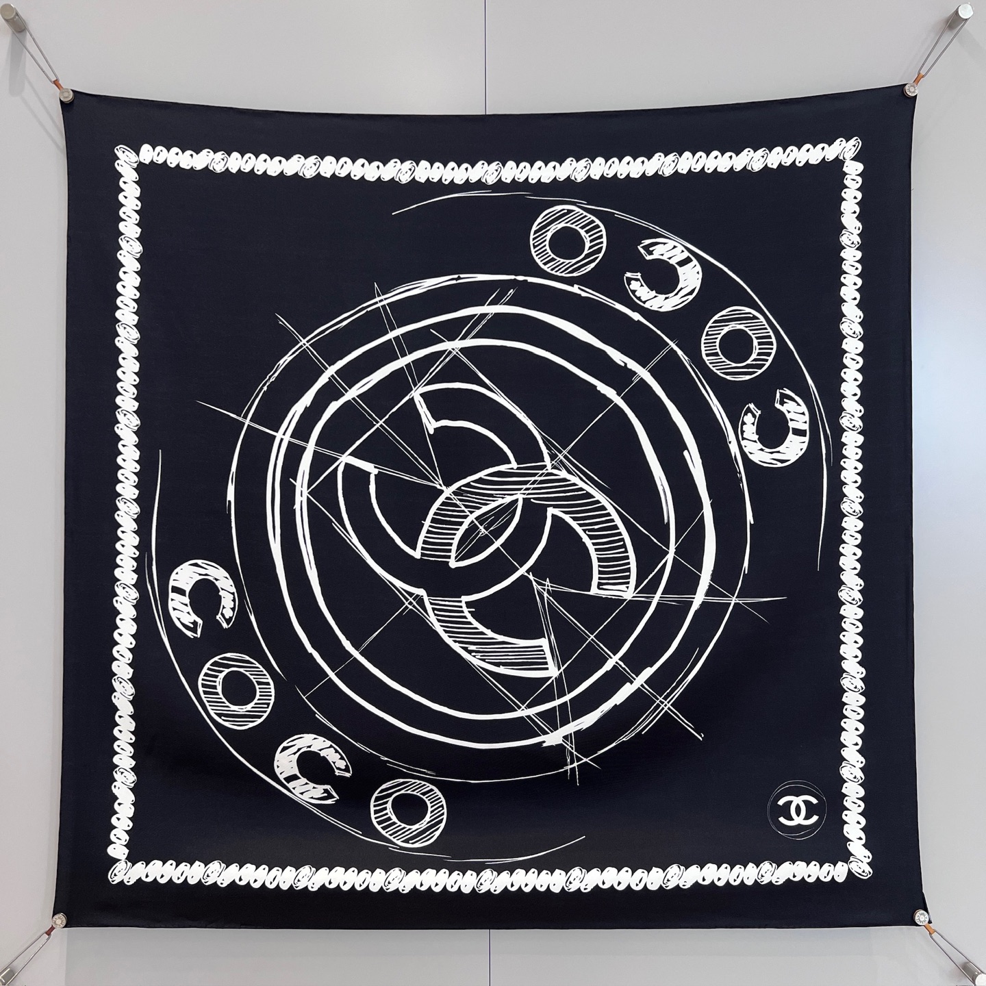 샤넬 CHANEL 스카프 90×90cm