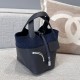 에르메스 Hermes Picotin Lock 18cm 2Z Blue Nuit/silver