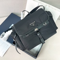 프라다 Prada 2VD081 리나일론 및 가죽 숄더백 26cm
