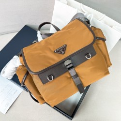 프라다 Prada 2VD081 리나일론 및 가죽 숄더백 26cm