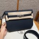 에르메스 Hermes kelly depeches 25cm Epsom 2Z Blue Nuit/silver