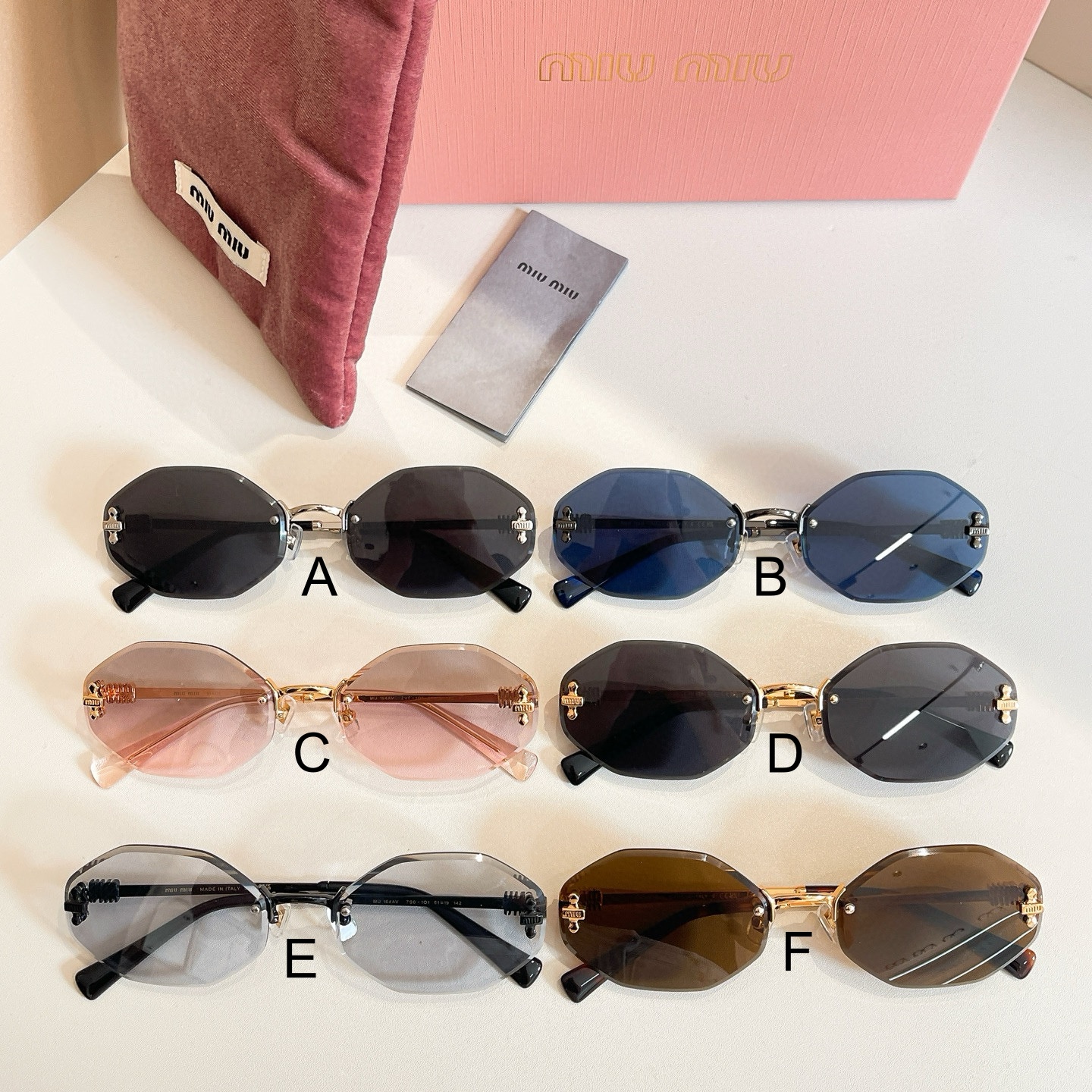 미우 미우 MIU MIU MU 164AV 61口19-142