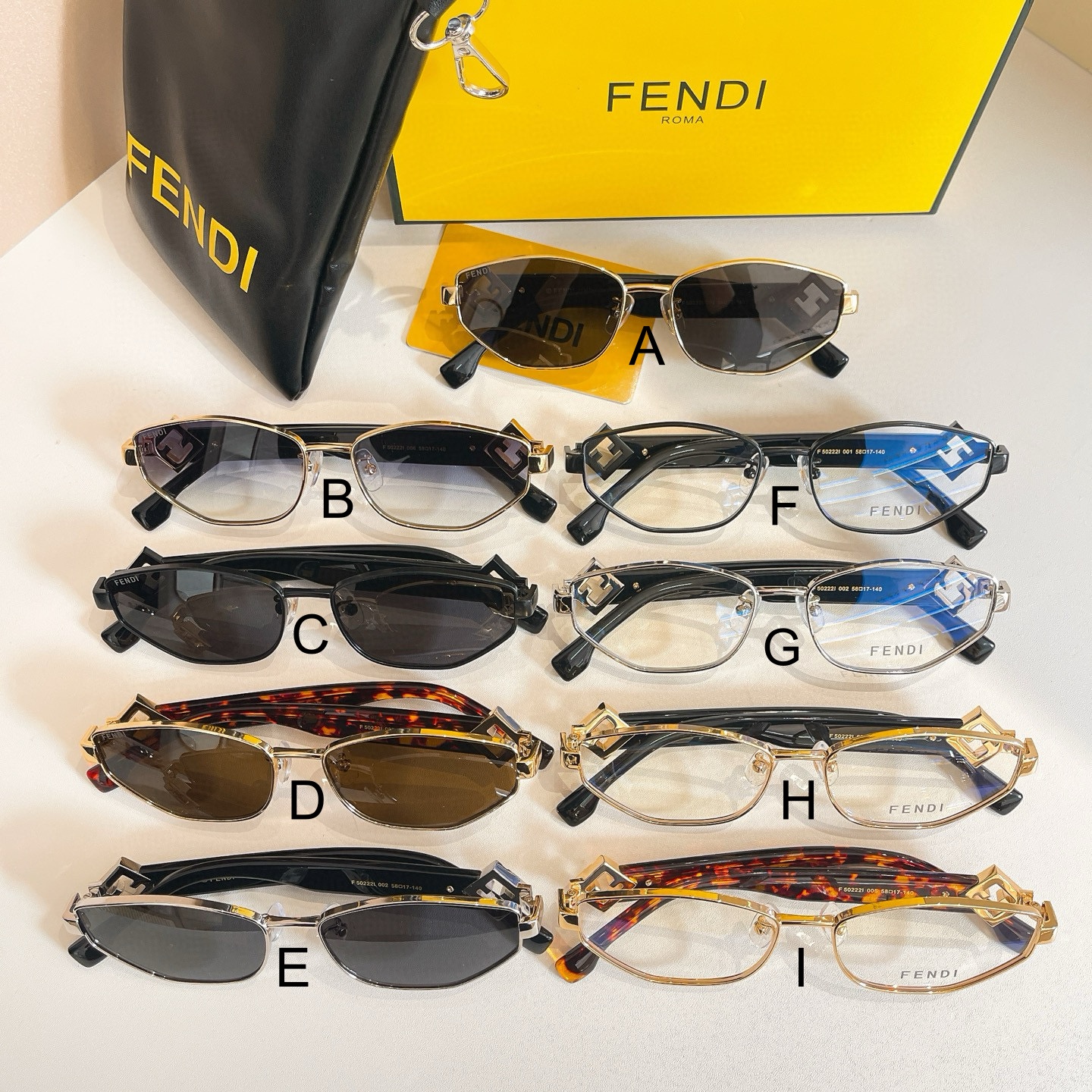 펜디 FENDI F 50222I 58口17-140