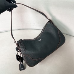 프라다 Prada 1BC280 에메 라지 가죽 숄더백 36cm