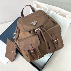 프라다 Prada 1BZ811 파우치가 달린 미디엄 리나일론 백팩 32CM
