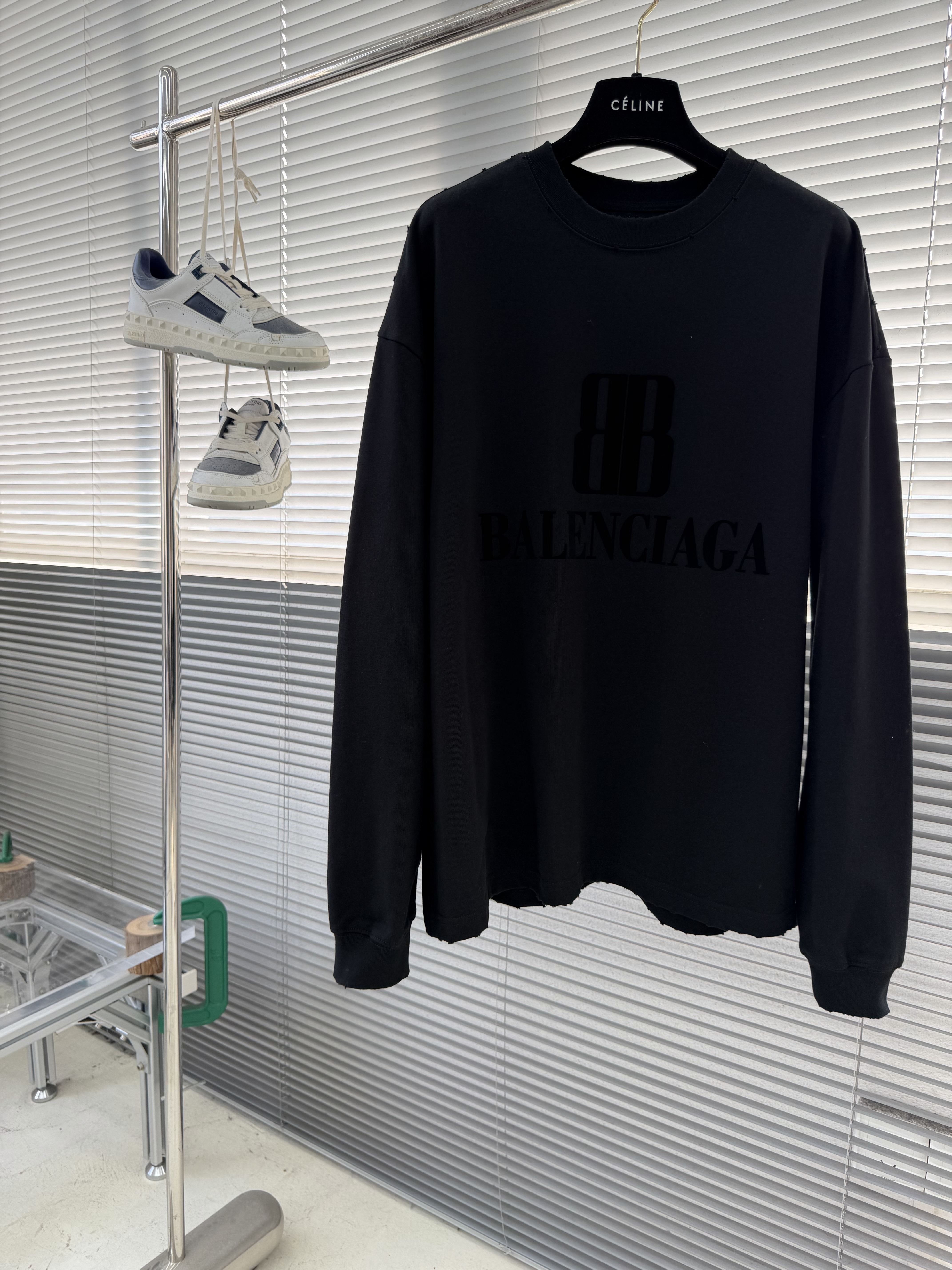 발렌시아가 Balenciaga 긴팔 티셔츠