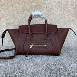 셀린느 Celine 124213 Small New Luggage in Supple Shiny Lambskin 38.5cm