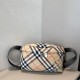 버버리 Burberry 7801 Check Belt Bag 33cm