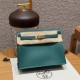 에르메스 Hermes Kelly danse 22cm swift Z6 Makachite/gold