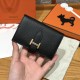 에르메스 Hermes Bearn mini wallet 10.3cm Epsom 89 Noir/gold
