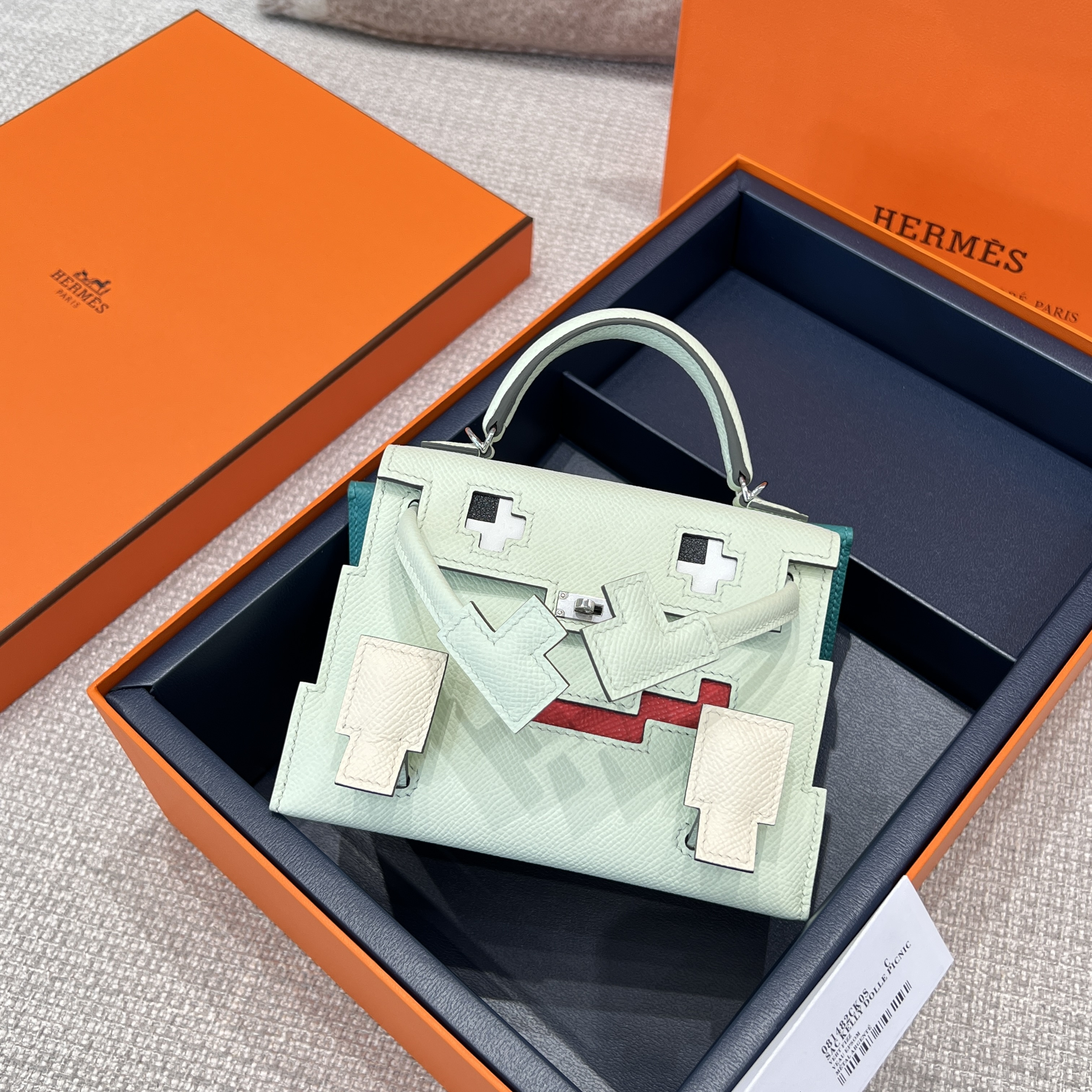 에르메스 Hermes Kelly Doll Epsom 0S Vert Fizz