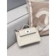 에르메스 Hermes Kelly 2424 Mini Evercolor 8L Beton/silver