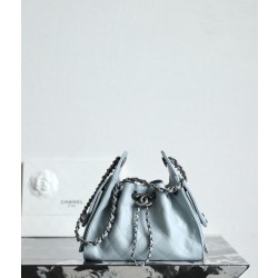샤넬 CHANEL 26C C-061 AS5631 25 Mini Bag Blue 22cm