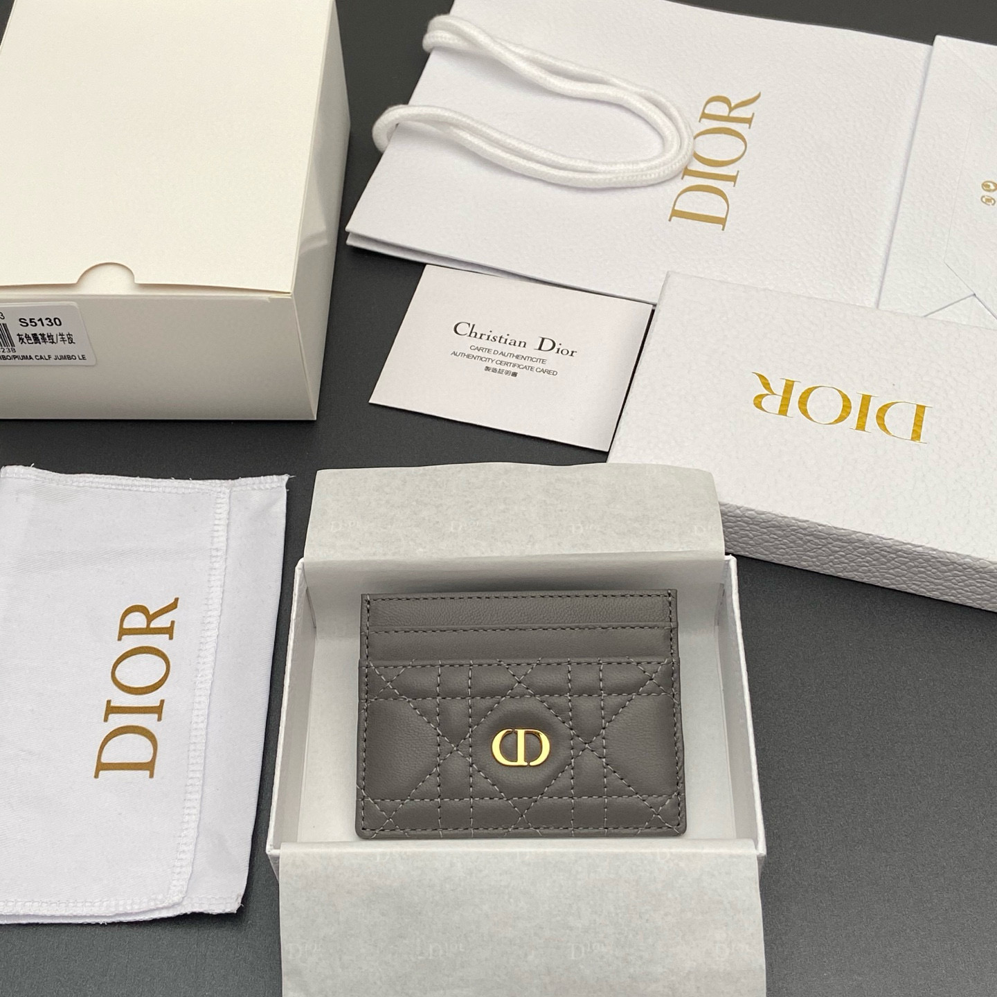 디올 Dior Dior S5130 Caro Freesia 카드 케이스 10.5cm