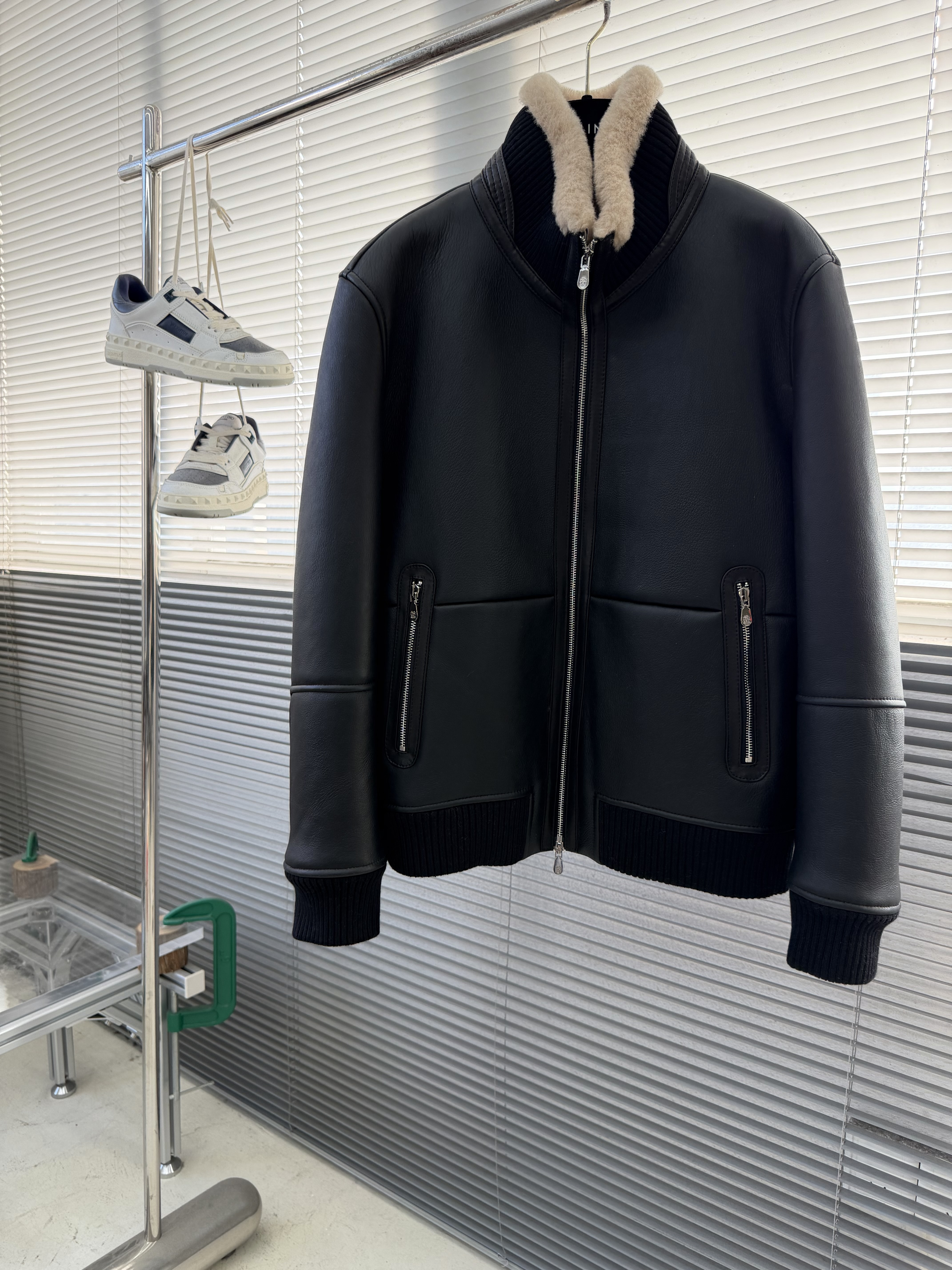 브루넬로 쿠치넬리 Brunello Cucineli 레더 재킷