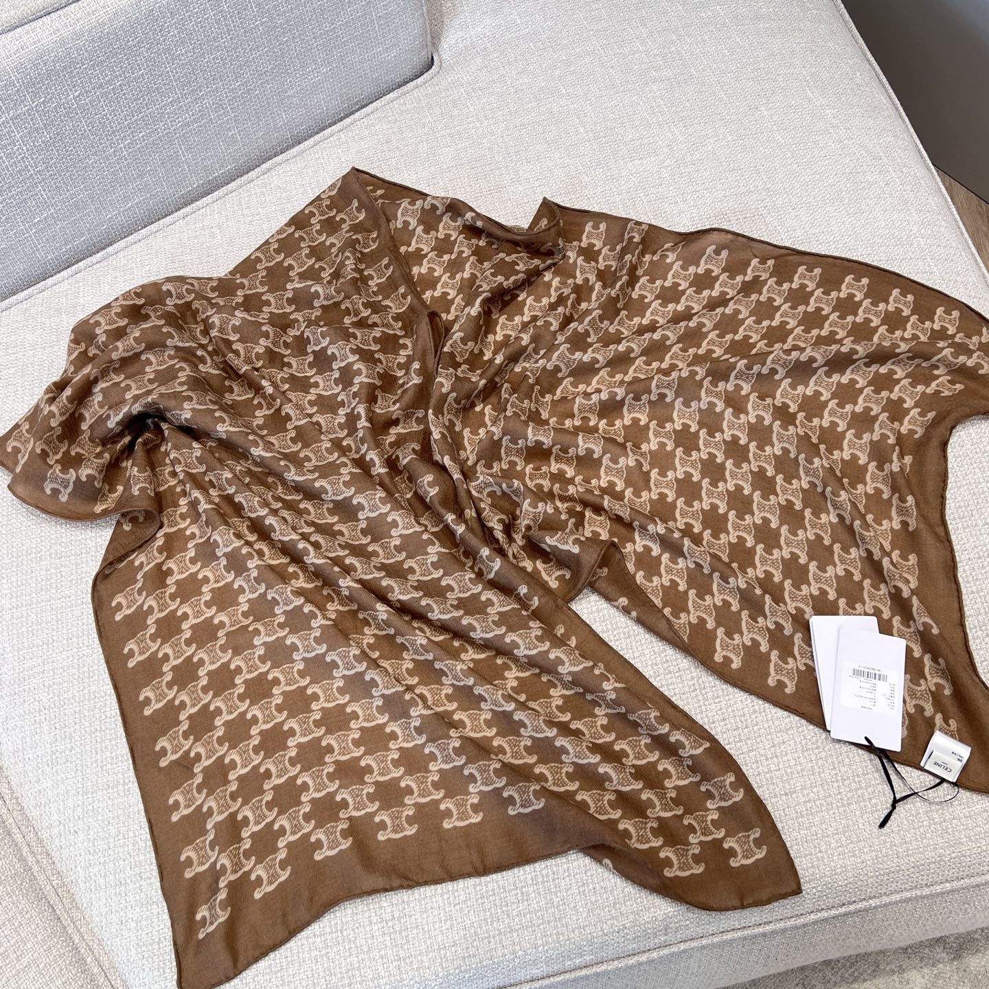 셀린느 CELINE 스카프 60x220cm