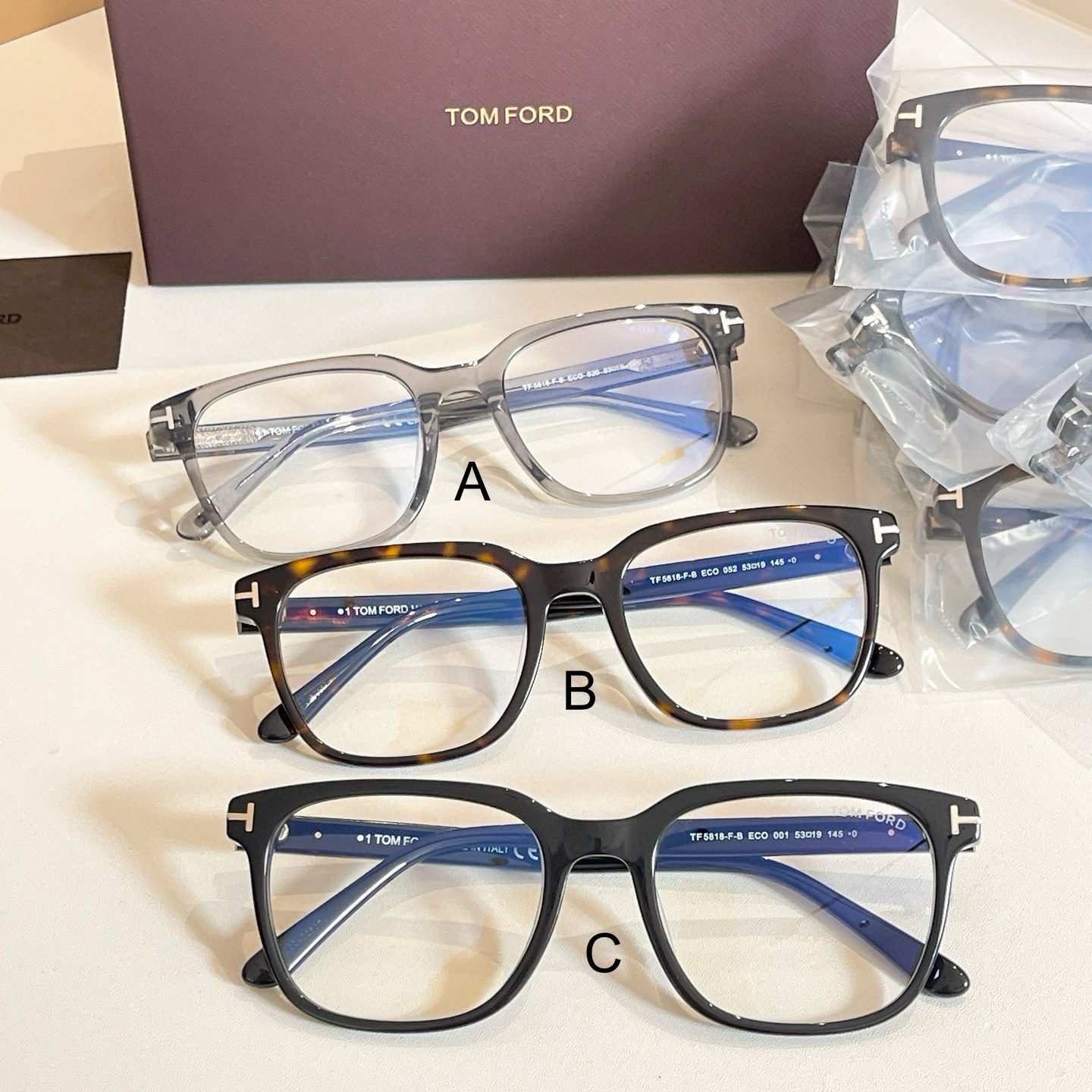톰포드 Tom Ford TF5818 53口19-145