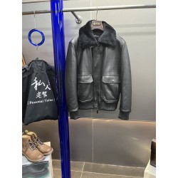 브리오니 Brioni 레더자켓