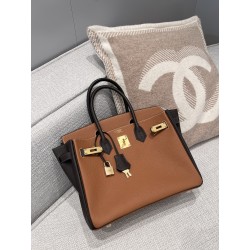 에르메스 Hermes Birkin 30cm Germany Leather 37 Gold and 46 Ebene/gold
