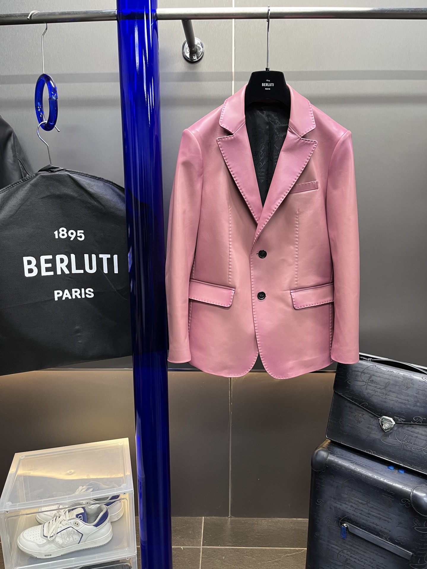 벨루티 BERLUTI 레더 재킷