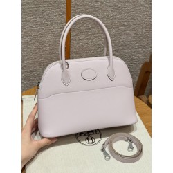 에르메스 Hermes Bolide 27cm Swift 09 Mauve pale/silver