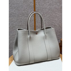 에르메스 Hermes Garden party 36cm vache country 8L Beton
