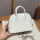 에르메스 Hermes Mini Bolide 18cm Evercolor 0T Mushroom 09 Mauve pale 37 Gold/silver