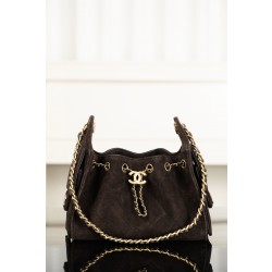 샤넬 CHANEL 26C AS5631 25 Mini Bag Brown 22cm