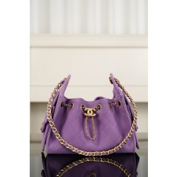 샤넬 CHANEL 26C AS5631 25 Mini Bag Purple 22cm