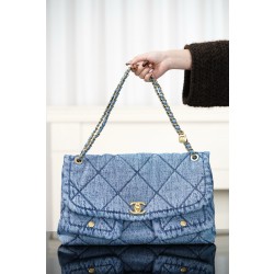 샤넬 Chanel 25k Hobo Blue 45cm