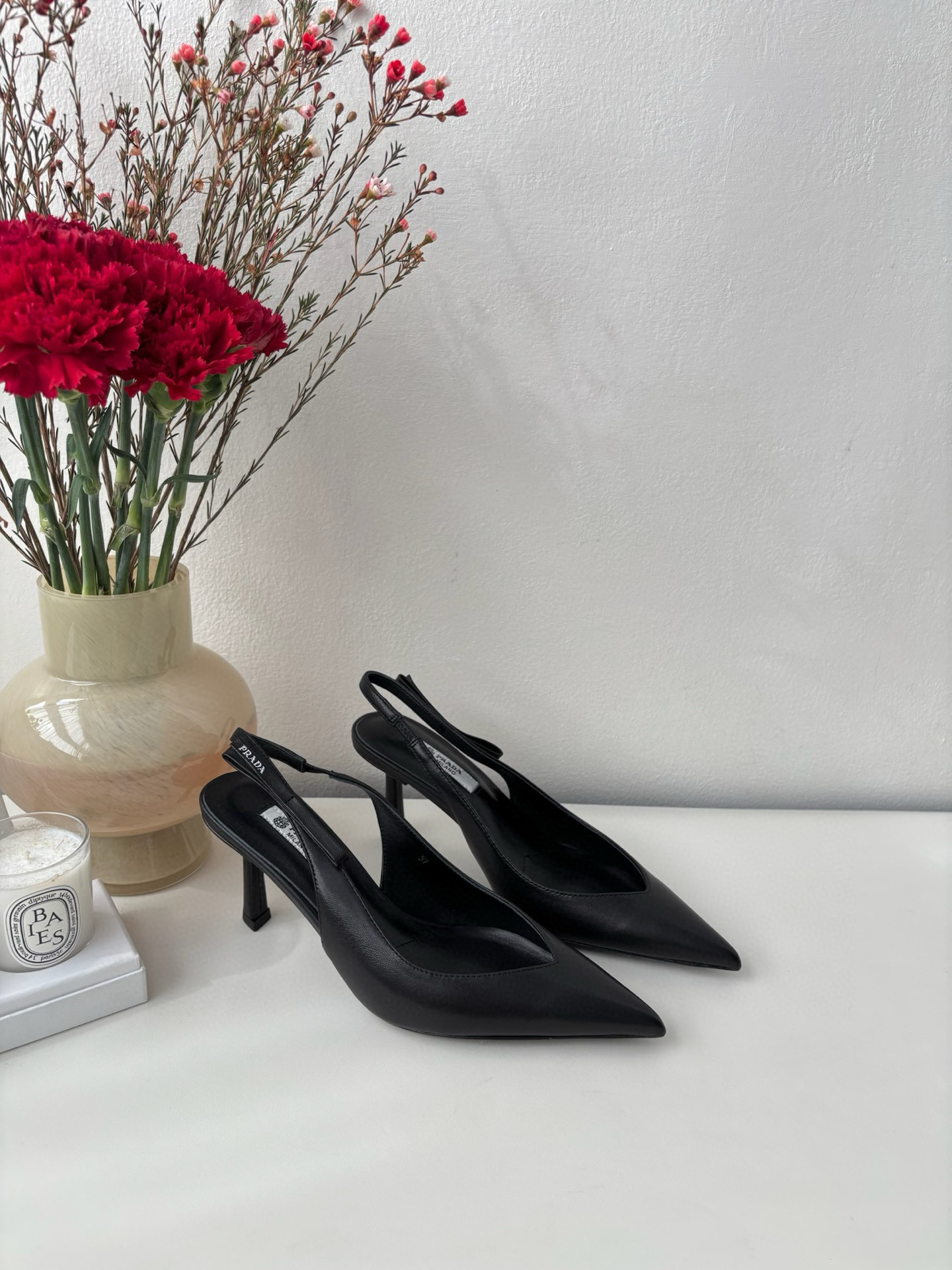 프라다 Prada 하이힐 Black 7.5cm