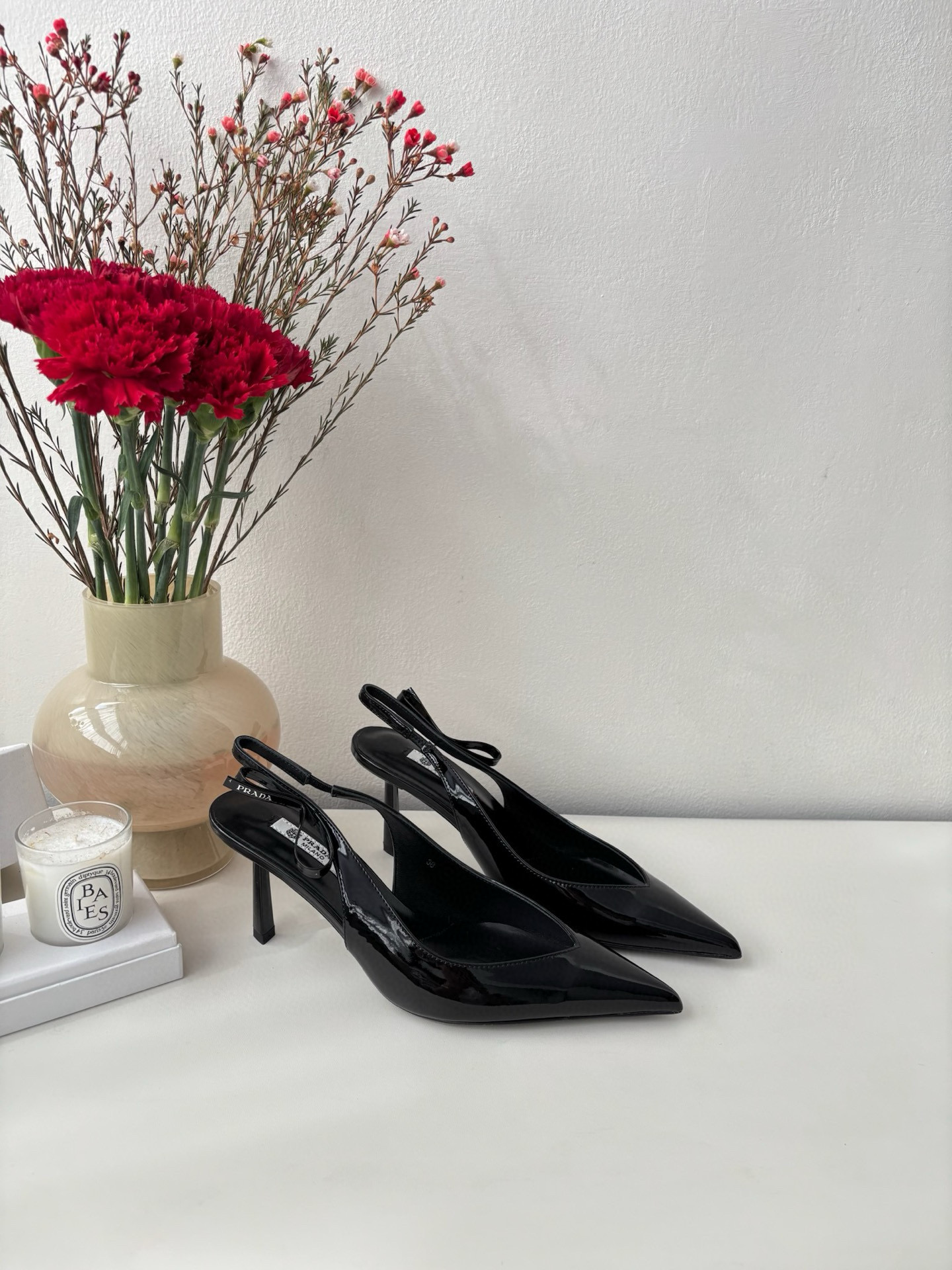 프라다 Prada 하이힐 Black 7.5cm