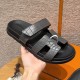 에르메스 Hermes 225 Chypre sandal Alligator&Gray
