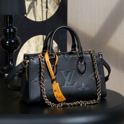 루이비통 Louis Vuitton M23640 Onthego East West Monogram Empreinte Black 25cm