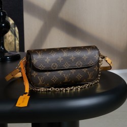 루이비통 Louis Vuitton M81911 Ivy Wallet on Chain Monogram 23.5cm