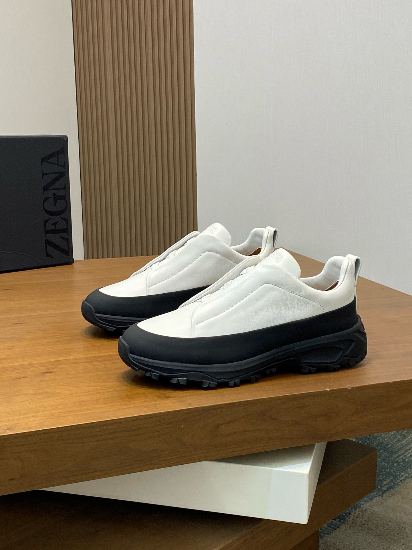 제냐 Zegna Triple StitchTM Monte 스니커즈