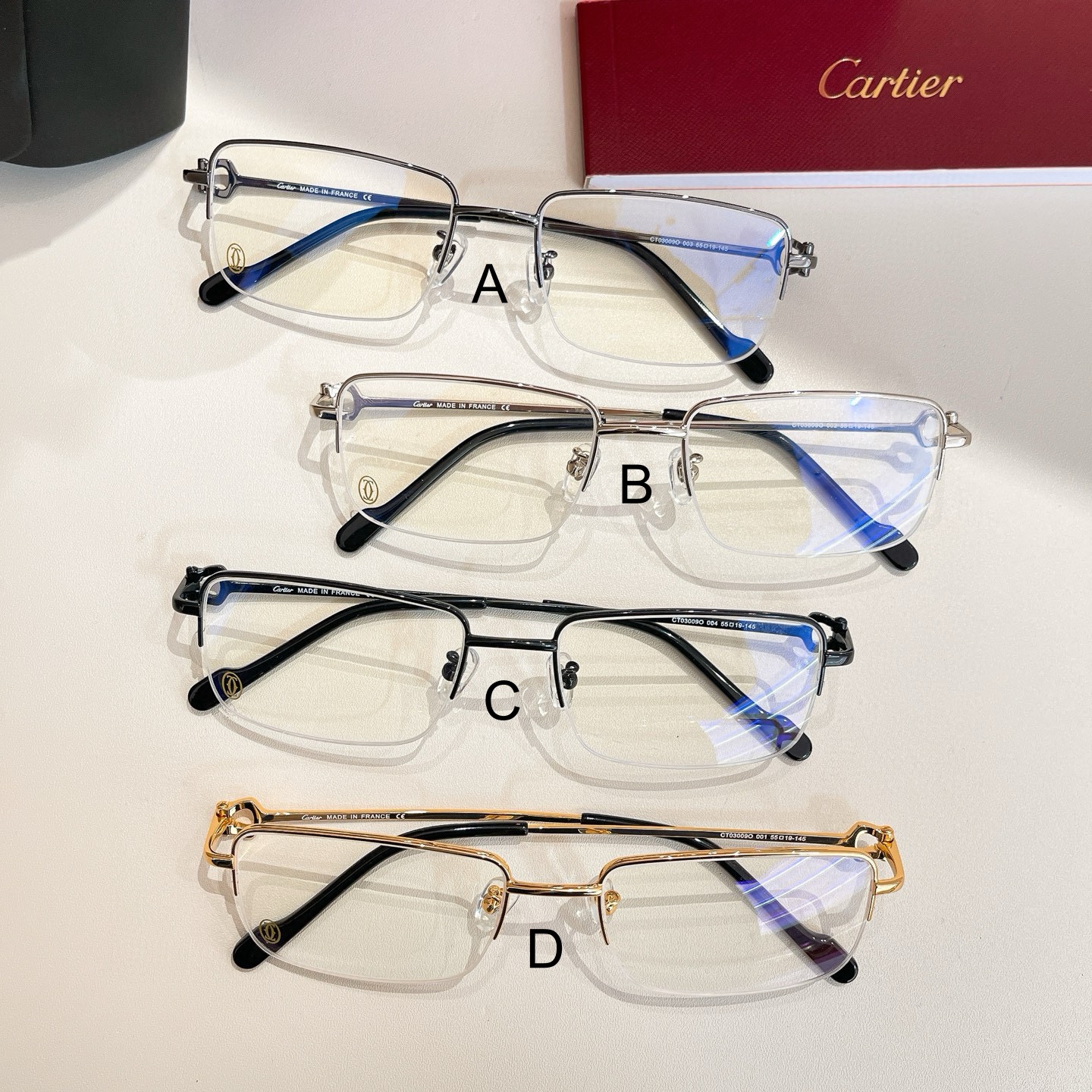 까르띠에 Cartier CT0309O 55口19-145