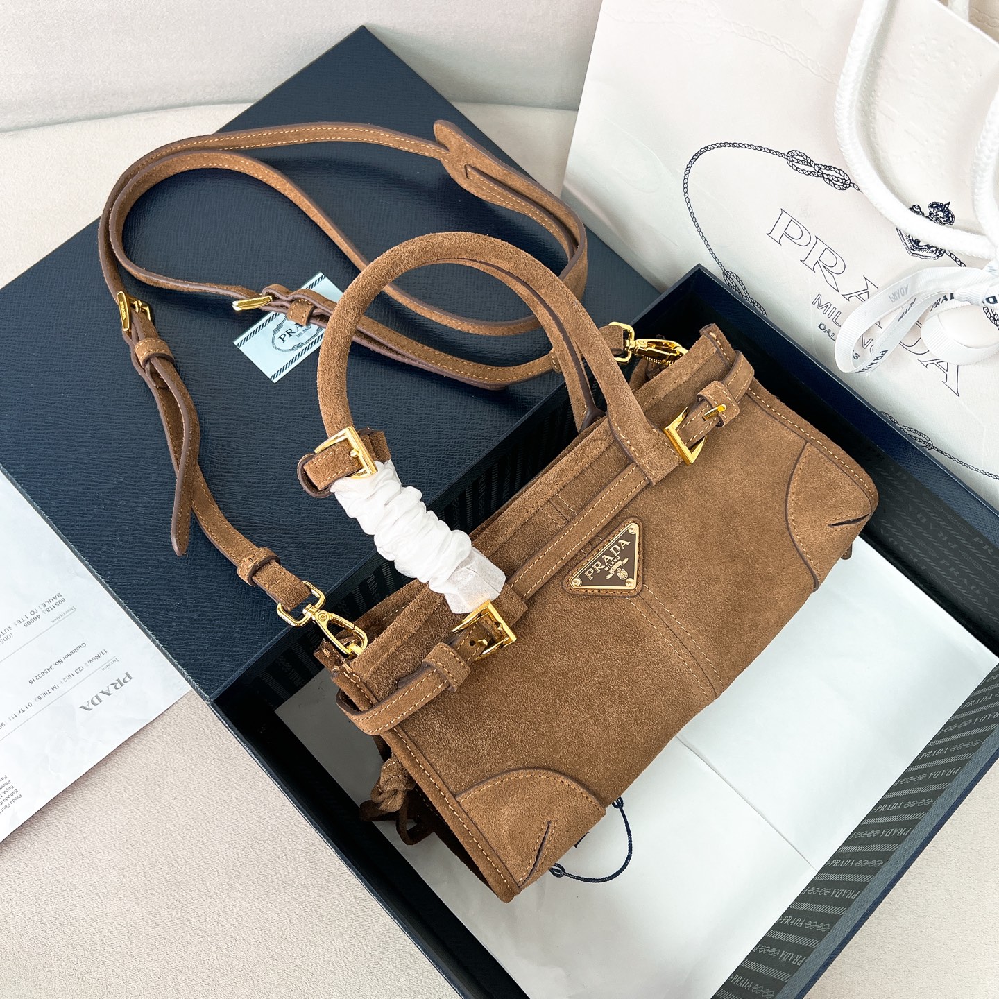 프라다 Prada 1BA486 LuxSoft-Bonnie MINI bag 23.5CM