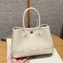 에르메스 Hermes Garden party mini 23cm Negonda 10 Craie